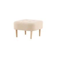 Svea Kai poef - teddy - beige