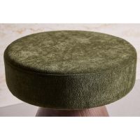 Svea Tanaka ronde poef - 48 cm - mokka