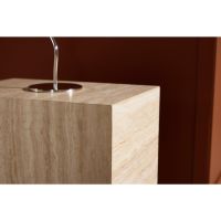 Svea Franco rechthoekige salontafel - 35 x 25 cm - travertin look