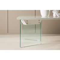 Donata rechthoekige bijzettafel - 80 x 120 cm - glas