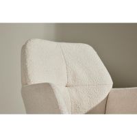 Svea Lucetta eetkamerstoel - boucle - wit