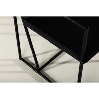 Lorka eetkamerstoel - velvet - zwart