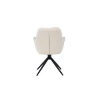 Svea Lucetta eetkamerstoel - boucle - wit