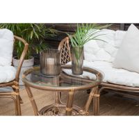 Svea Matteo loungeset - Loungestoelen walnoot - rattan