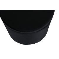 Svea Blaze poef - velvet - zwart
