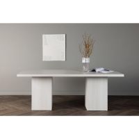 Svea Nelo rechthoekige eettafel - 200 x 90 cm - whitewash