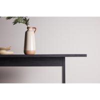 Svea Hugo eettafel - 235 x 100 cm - zwart