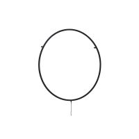 Mira ronde wandlamp - ø 100 cm - zwart