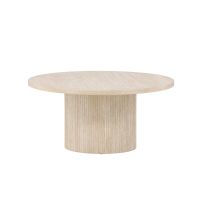 Ilia ronde salontafel - ø80 cm - travertinlook