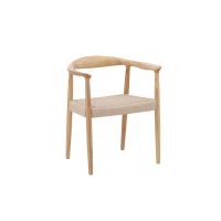 Svea López eetkamerstoel - rubberhout en touw