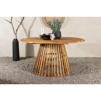 Viktor ronde tuintafel - ø150 cm - naturel