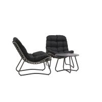 Mustafa loungeset - grijs/zwart