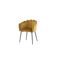 Svea Mahlim eetkamerstoel - met armleuning - geel