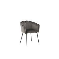 Svea Mahlim eetkamerstoel - met armleuning - grijs