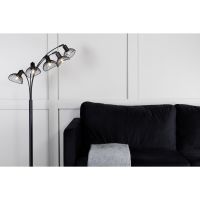 Svea Malta vloerlamp - 5-lamps - zwart