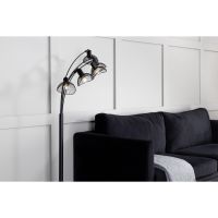Svea Malta vloerlamp - 5-lamps - zwart