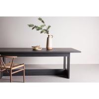 Svea Hugo eettafel - 235 x 100 cm - zwart