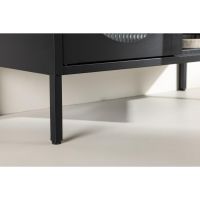 Svea Mila vitrinekast - 80 x 180 cm - zwart