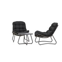 Mustafa loungeset - grijs/zwart