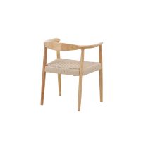 Svea López eetkamerstoel - rubberhout en touw