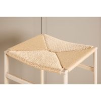 Svea Polsty barkruk 63 cm - rattan - beige