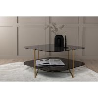 Svea Stella salontafel - glas en marmer