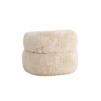 Sofia fauteuil - fake fur - off white