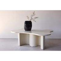 Kensuke organische salontafel - 120 x 80 cm - beige
