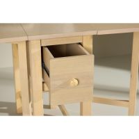 Svea Azzurra uitklapbare eettafel - 80 x 150 cm - naturel