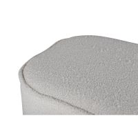 Arlo poef - teddy - off white