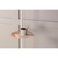 Svea Elara vloerlamp - hout - wit