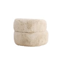 Sofia fauteuil - fake fur - off white