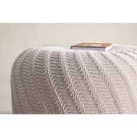 Svea Turner poef - ø60 cm - créme