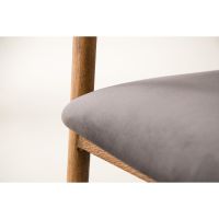 Svea Zako eetkamerstoel - eiken & velvet