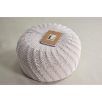 Svea Turner poef - ø60 cm - créme