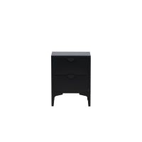Salvo nachtkastje - 2 laden - zwart