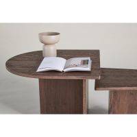 Alice salontafels - set van 2 - mokka