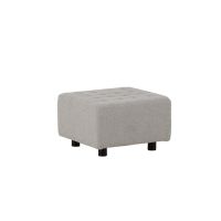 Sol hocker - boucle - lichtgrijs