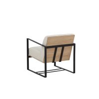 Svea Fino fauteuil - linnen - off white