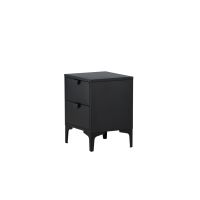 Salvo nachtkastje - 2 laden - zwart