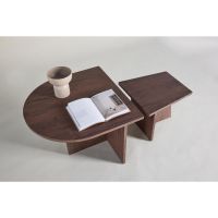 Alice salontafels - set van 2 - mokka