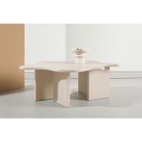 Jensen organische salontafel - 116 x 76 cm - beige