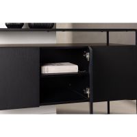 Svea Soko dressoir - 120 cm - zwart