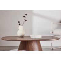 Svea Rohan deens ovale salontafel - 120 x 92 cm - mokka