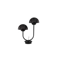 Svea Ezra tafellamp - 2-lamps - zwart