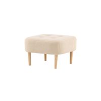 Svea Kai poef - teddy - beige