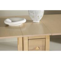 Svea Azzurra uitklapbare eettafel - 80 x 150 cm - naturel