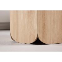 Svea Schneider ronde eettafel - ø120 cm - marmerlook/naturel