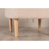 Svea Kai poef - teddy - beige