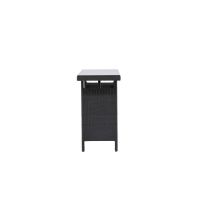 Svea Haruto outdoor sidetable - 120 cm - zwart